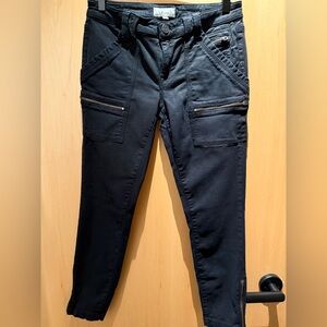 Joie Jeans Park‎ Skinny Cargo Black Women's Size 26